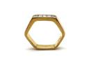 18ct Yellow Gold Diamond 5 Stone Ring