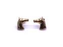 9ct Horse Head Stud Earrings