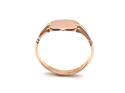 Old 9ct Rose Gold Signet Ring 1929