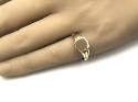 Old 9ct Rose Gold Signet Ring 1929