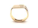 9ct Yellow Gold Rectangular Signet Ring