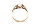 9ct Yellow Gold CZ Solitaire Ring