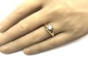 9ct Yellow Gold CZ Solitaire Ring