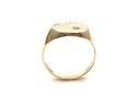 9ct Yellow Gold Diamond Signet Ring