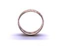 9ct Patterned Wedding Band 6mm