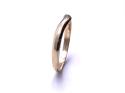 9ct Yellow Gold Wishbone Wedding Ring