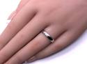 9ct White Gold Plain Wedding Ring 4mm