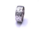 18ct Patterned Wedding Ring 7mm