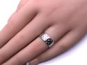 18ct Patterned Wedding Ring 7mm