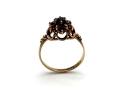 9ct Yellow Gold Garnet Cluster Ring