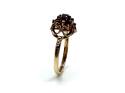 9ct Yellow Gold Garnet Cluster Ring