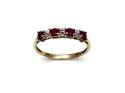 9ct Ruby & Diamond 7 Stone Ring