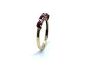 9ct Ruby & Diamond 7 Stone Ring