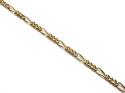 9ct Yellow Gold Figaro Bracelet