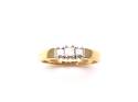 18ct Diamond 3 Stone Ring