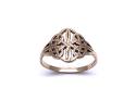 9ct Yellow Gold Flat Celtic Knot Ring