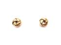 9ct Yellow Gold Knot Stud Earrings