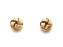 9ct Yellow Gold Knot Stud Earrings