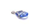 925 Stamped Blue Quartz Pendant