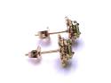 9ct Yellow Gold Peridot Stud Earrings