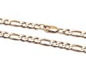 9ct Yellow Gold Figaro Chain 24.5 Inch