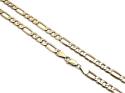 9ct Yellow Gold Figaro Chain 22 Inches