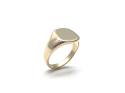 9ct Yellow Gold Plain Signet Ring