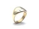 9ct Yellow Gold Domed Signet Ring