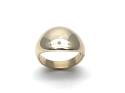 9ct Yellow Gold Domed Signet Ring