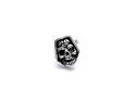 Silver Ghoul Face Single Stud Earring