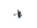 Silver Dragon Head Single Stud Earring