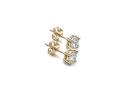 18ct Laboratory Grown Diamond Stud Earrings 1.07ct