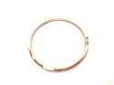 9ct Yellow Gold Patterned Bangle