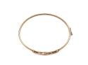 9ct Yellow Gold Patterned Bangle