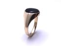 9ct Yellow Gold Onyx Signet Ring