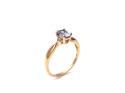 9ct Tanzanite & Diamond Solitaire Ring