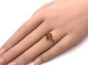 9ct Fire Opal Solitaire Ring