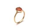 9ct Fire Opal Solitaire Ring