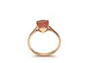 9ct Fire Opal Solitaire Ring