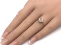 9ct tanzanian Zircon Solitaire ring