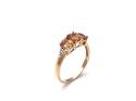 9ct Tulelei & Diamond 3 Stone Ring