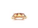 9ct Tulelei & Diamond 3 Stone Ring