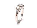 18ct White Gold Diamond 3 Stone Ring