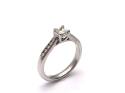 18ct Diamond Solitaire Ring 0.33ct