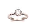 Platinum Diamond Solitaire Ring