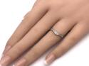 18ct Diamond Wishbone Ring 0.20ct