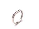 18ct Diamond Wishbone Ring 0.20ct