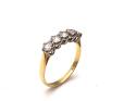 18ct Diamond 5 Stone Ring 0.64ct