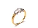 18ct Diamond 3 Stone Ring 0.60ct