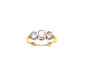 18ct Diamond 3 Stone Ring 0.60ct